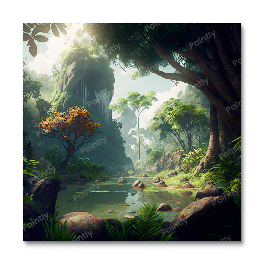 Expansive Jungle I (Diamond Painting)