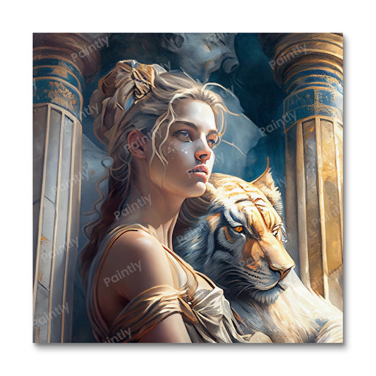 Greek Goddess III (Paint by Numbers)