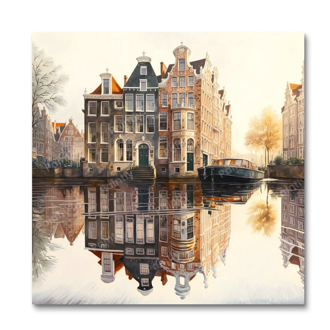 Amsterdam Canal II (Paint by Numbers)