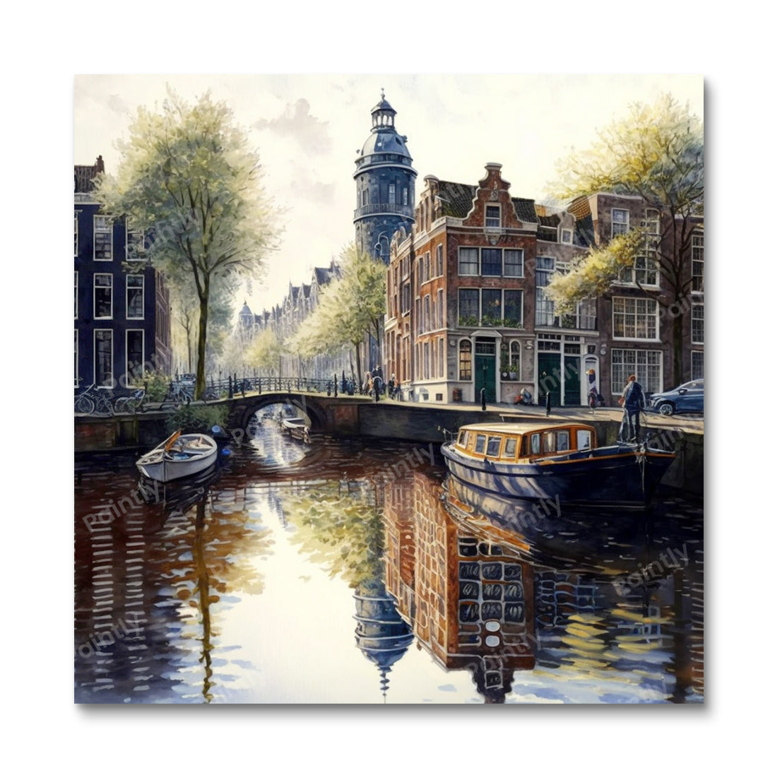 Amsterdam Canal I (Wall Art)