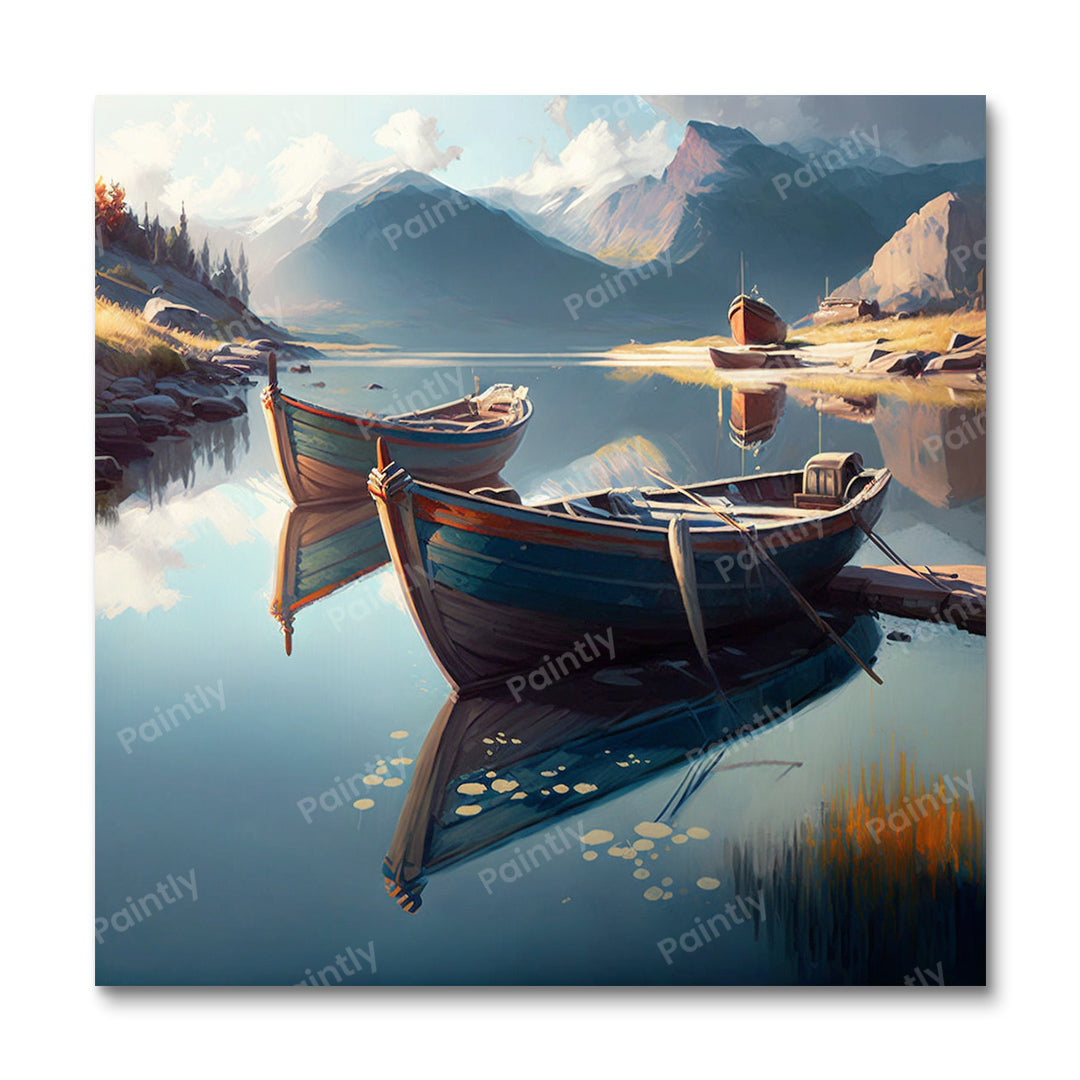 Braies Lake Italy V (Diamond Painting)