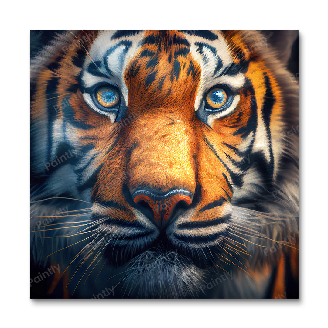 Tiger Portrait II (Paint by Numbers)