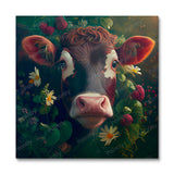 Floral Cow I af Kian (Wall Art)