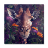 Floral Giraffe I af Kian (Wall Art)