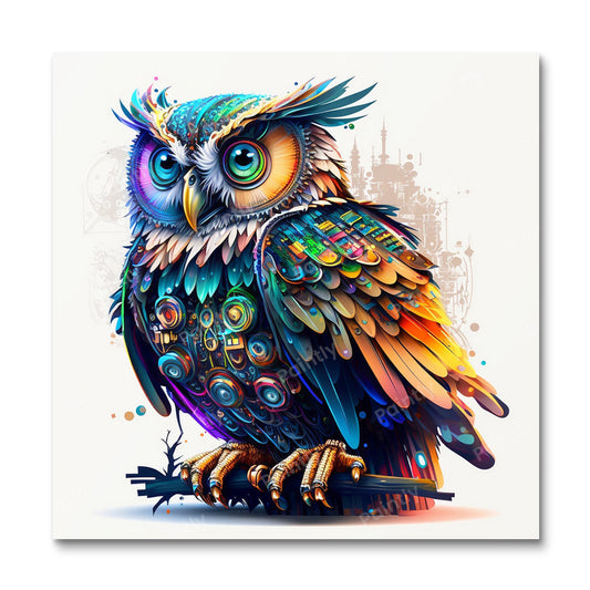 Futurism Owl (Wall Art)