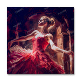 Red Ballerina (Paint by Numbers)