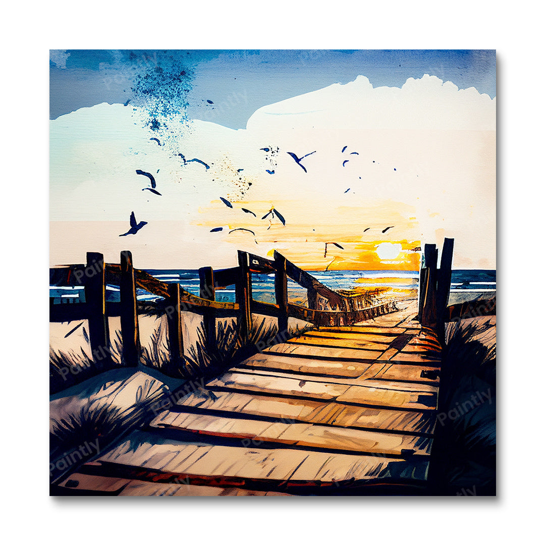 Euphoria Boardwalk I (Diamond Painting)