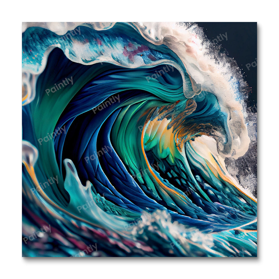The Wave II (Paint by Numbers)