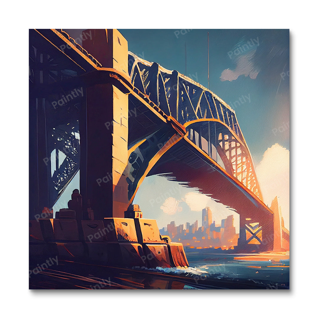 Sydney Bridge (Paint by Numbers)