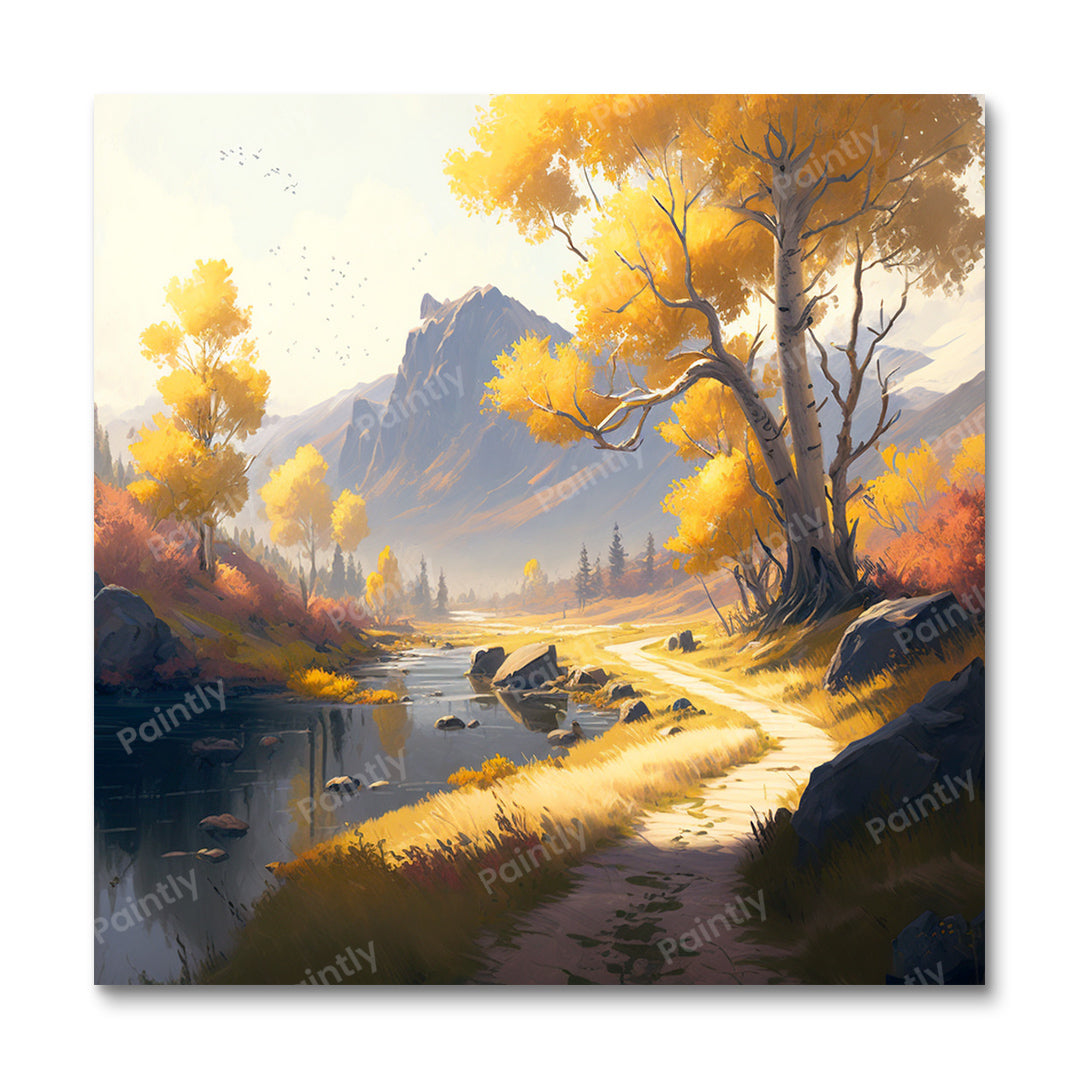 The Fall Foliage (Diamond Painting)