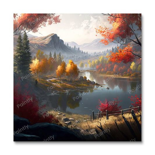 Autumn's Palette (Diamond Painting)