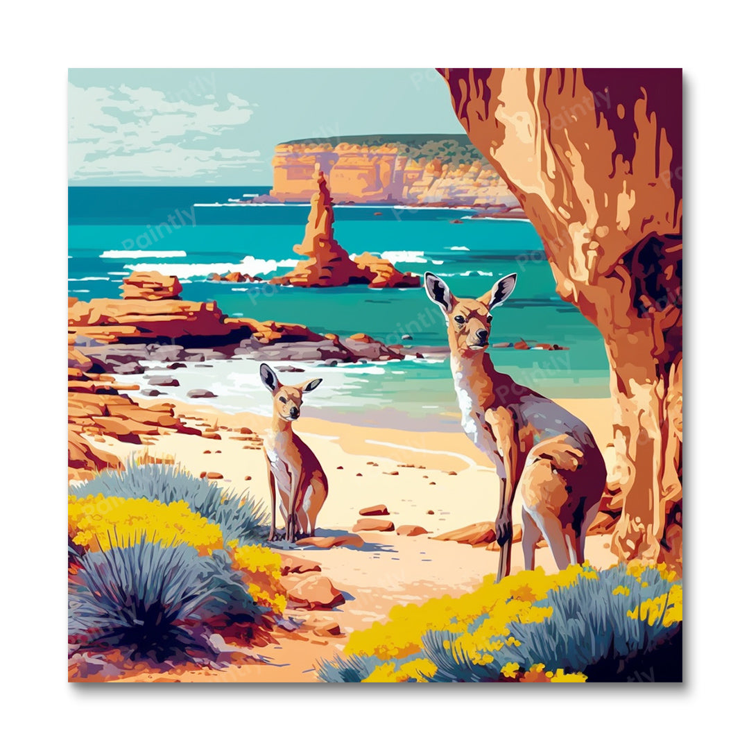 Kangaroo Island Australia I (diamantmaleri)