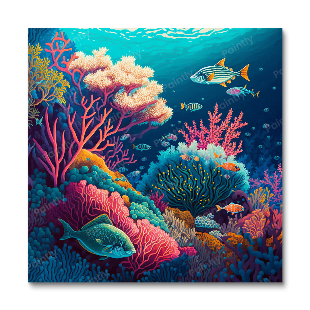 Great Barrier Reef Australia II (Paint by Numbers)