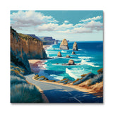 Die Great Ocean Road Australien (Wandkunst)