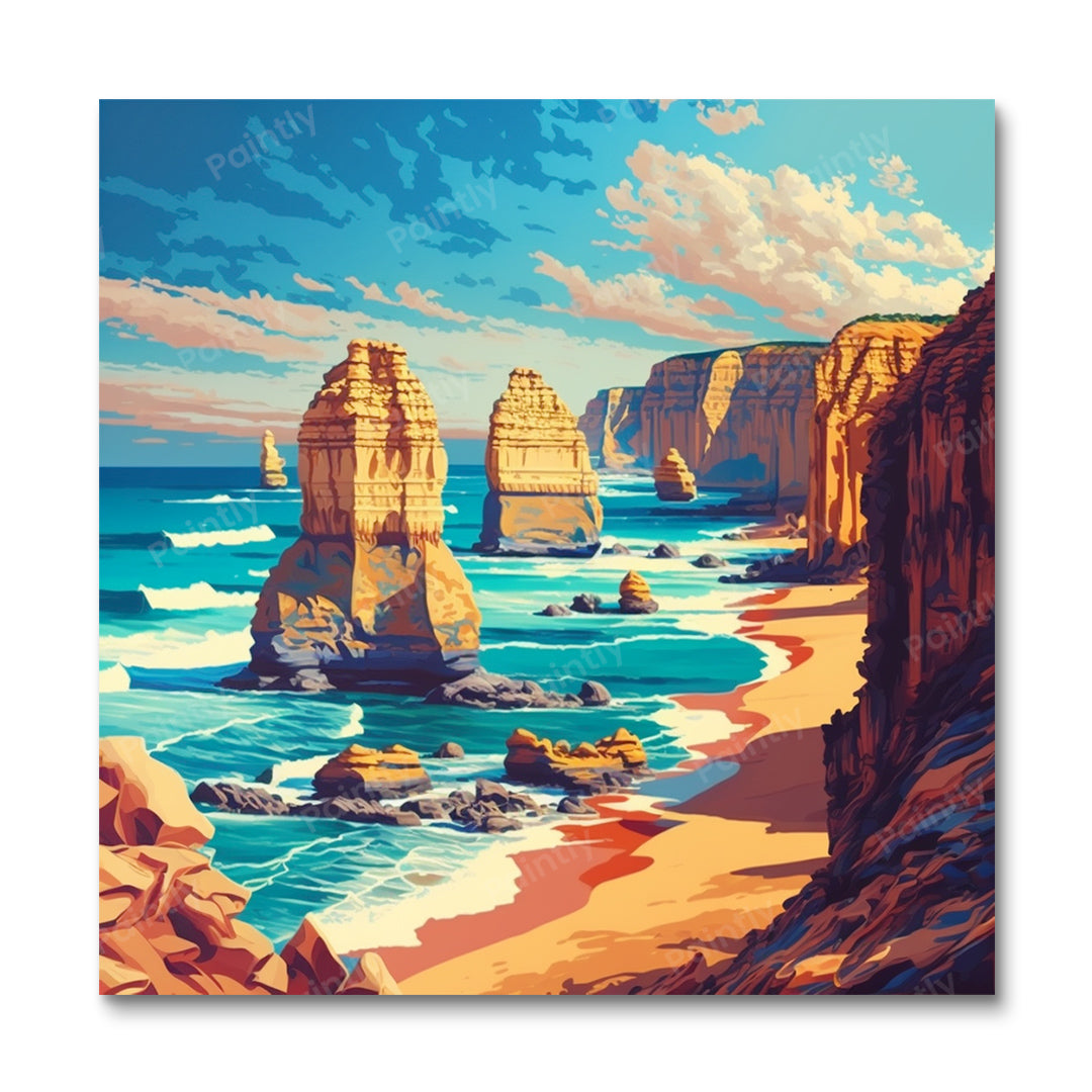 The Twelve Apostles Australia II (Paint by Numbers)