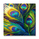 Peacock Feathers II (Vægkunst)