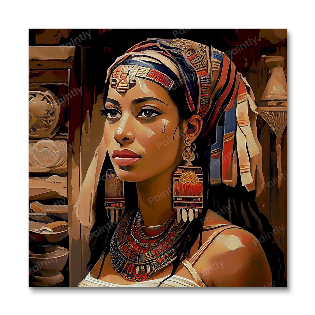 Egyptian Princess (Paint by Numbers)