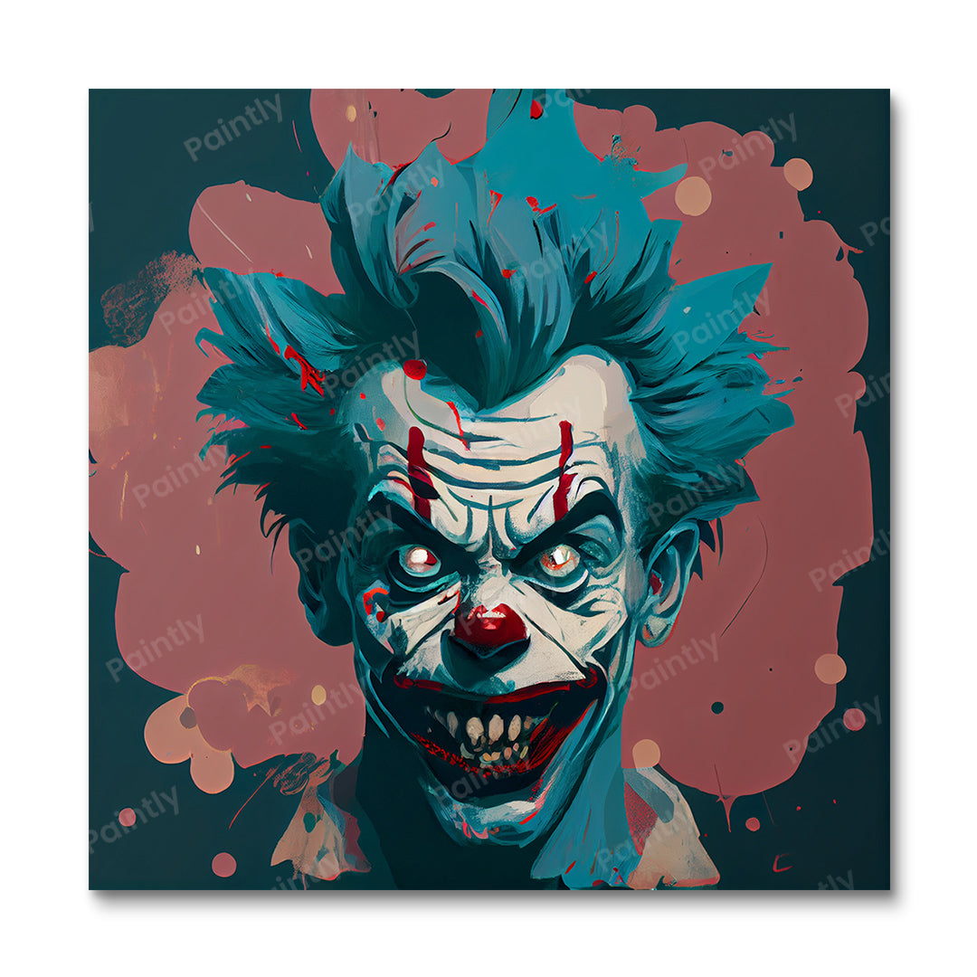 Scary Clown Rick (Paint by Numbers)