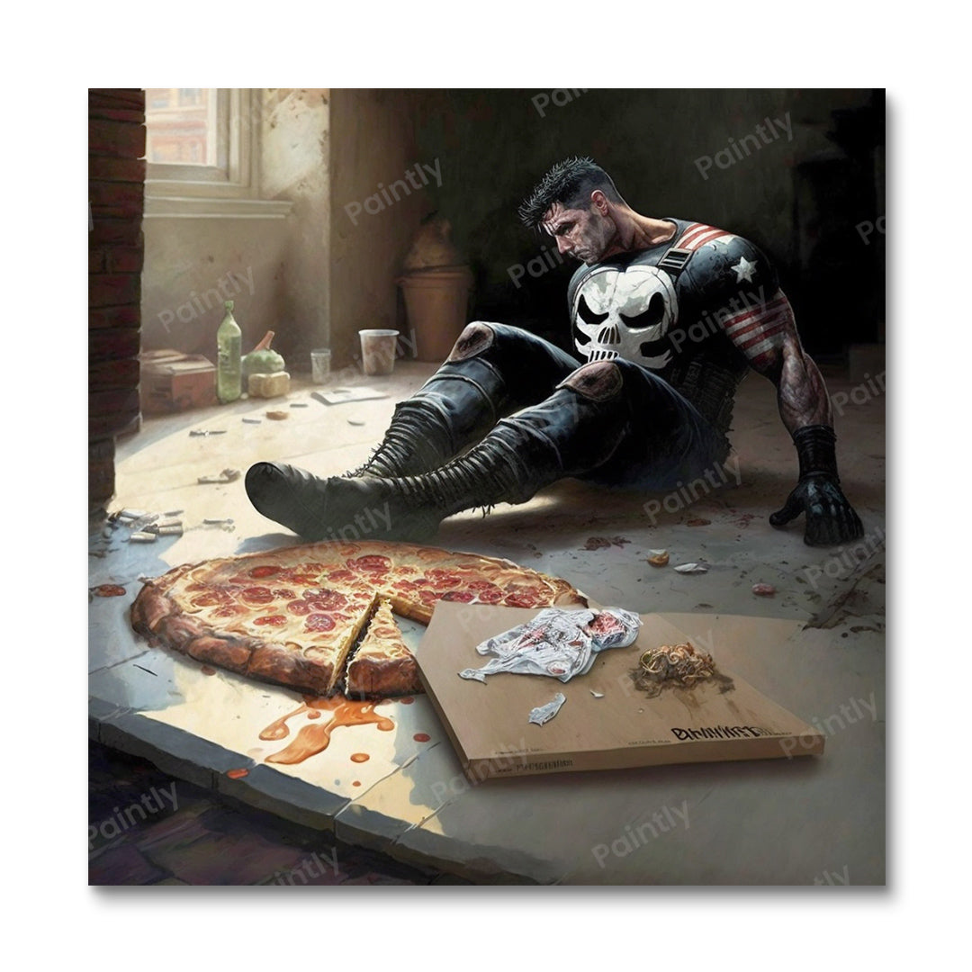 Der Punisher und die gefallene Pizza