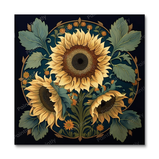 Sunflowers III (Paint by Numbers)