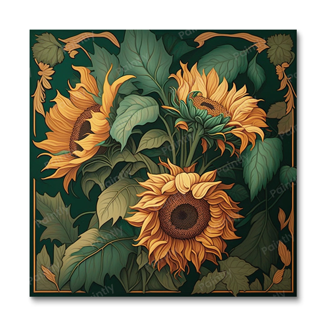 Sunflowers IV (Paint by Numbers)