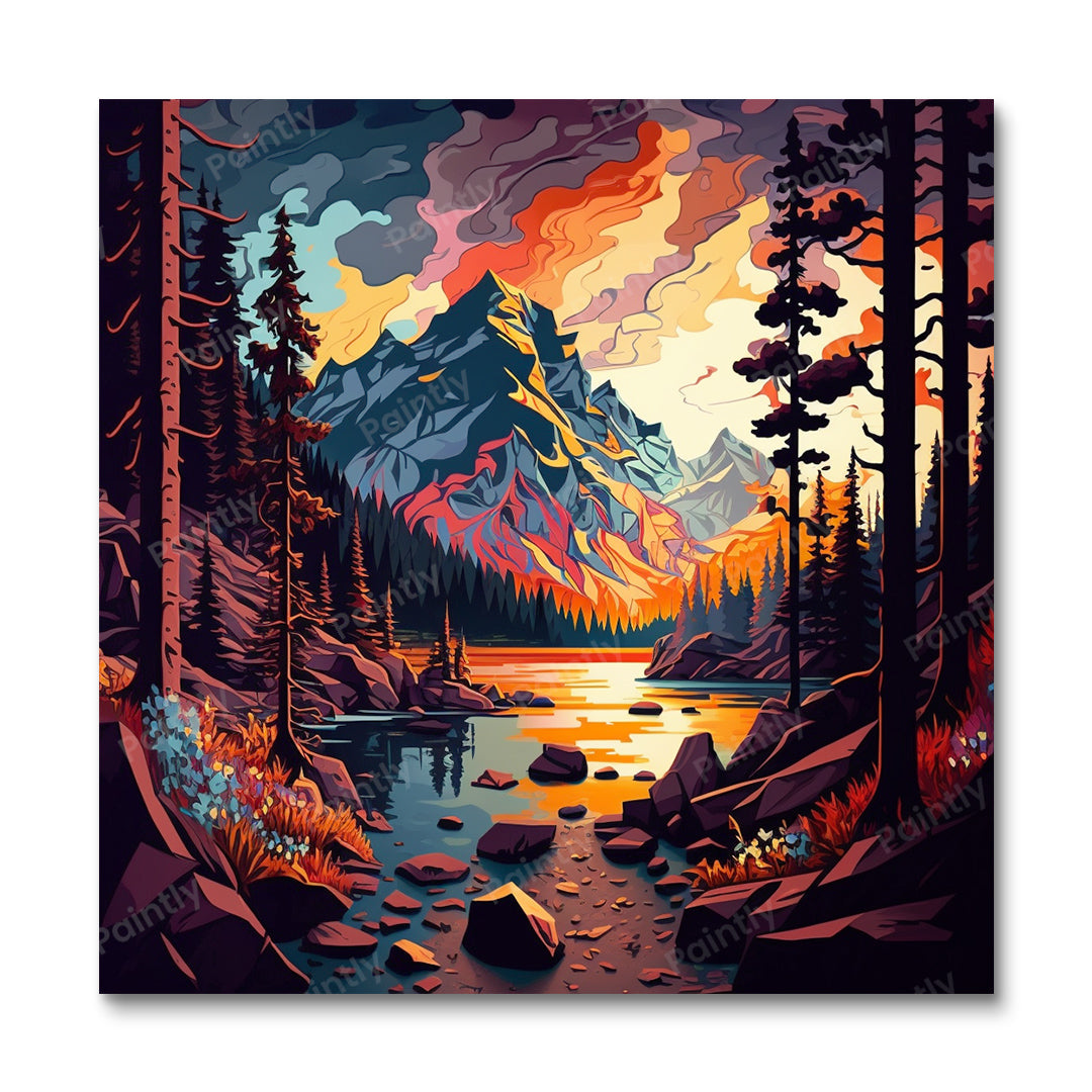 Vivid Landscape (Diamond Painting)