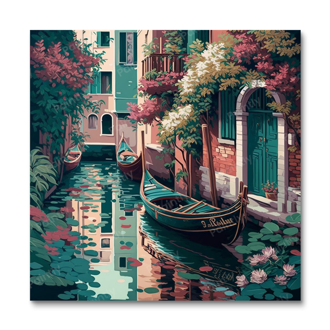 Venedig-Kanal IV (Diamantgemälde)