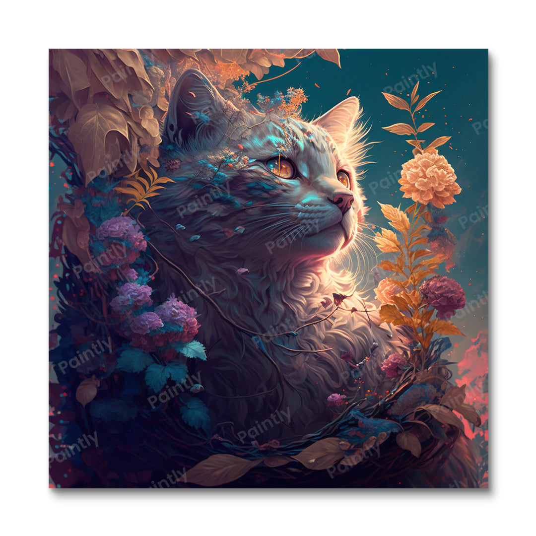 Majestic Cat I (Diamond Painting)