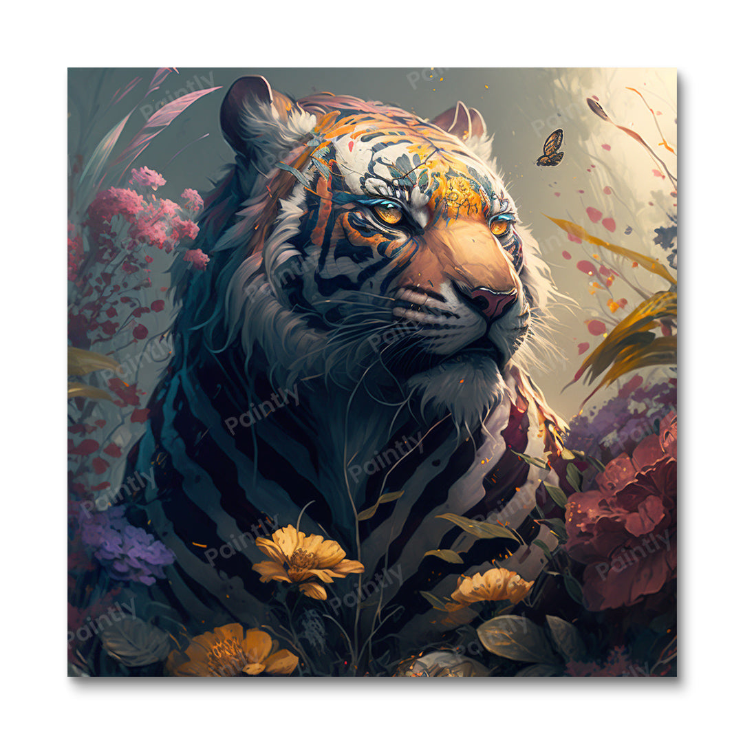 Majestic Tiger I (diamantmaleri)