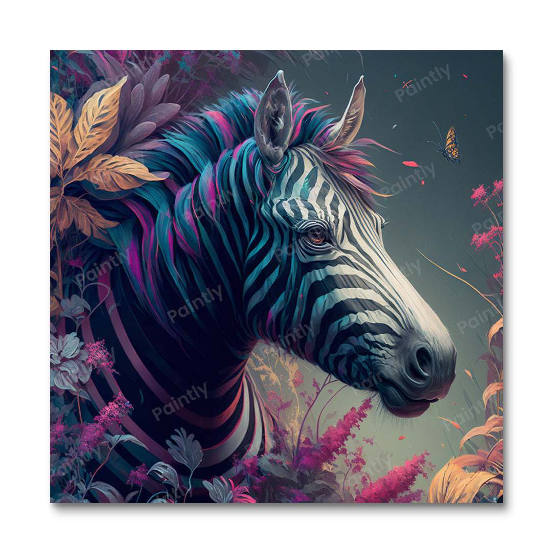 Majestic Zebra (Diamond Painting)