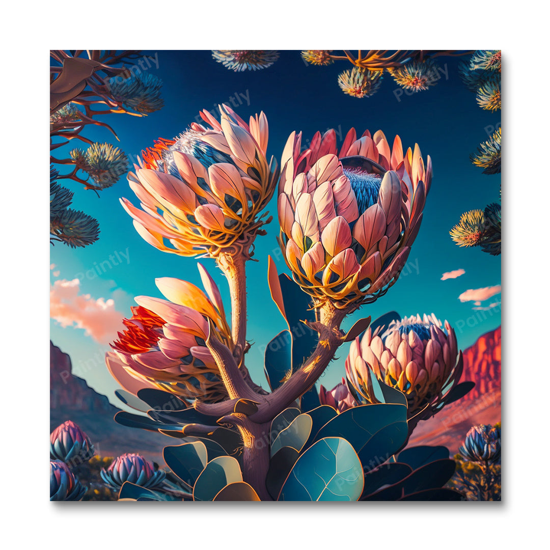 Proteas VI (Diamond Painting)