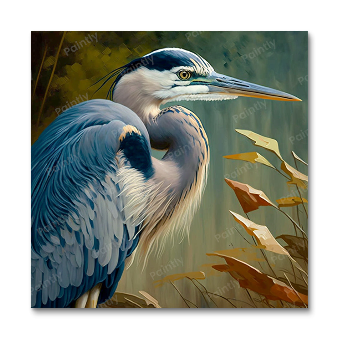 Blue Heron II (Wall Art)