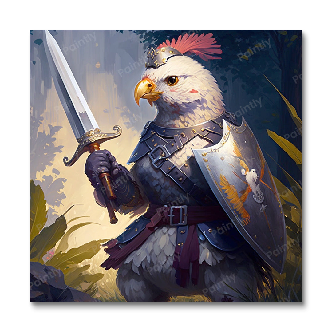 Rooster into Battle (Diamond Painting)