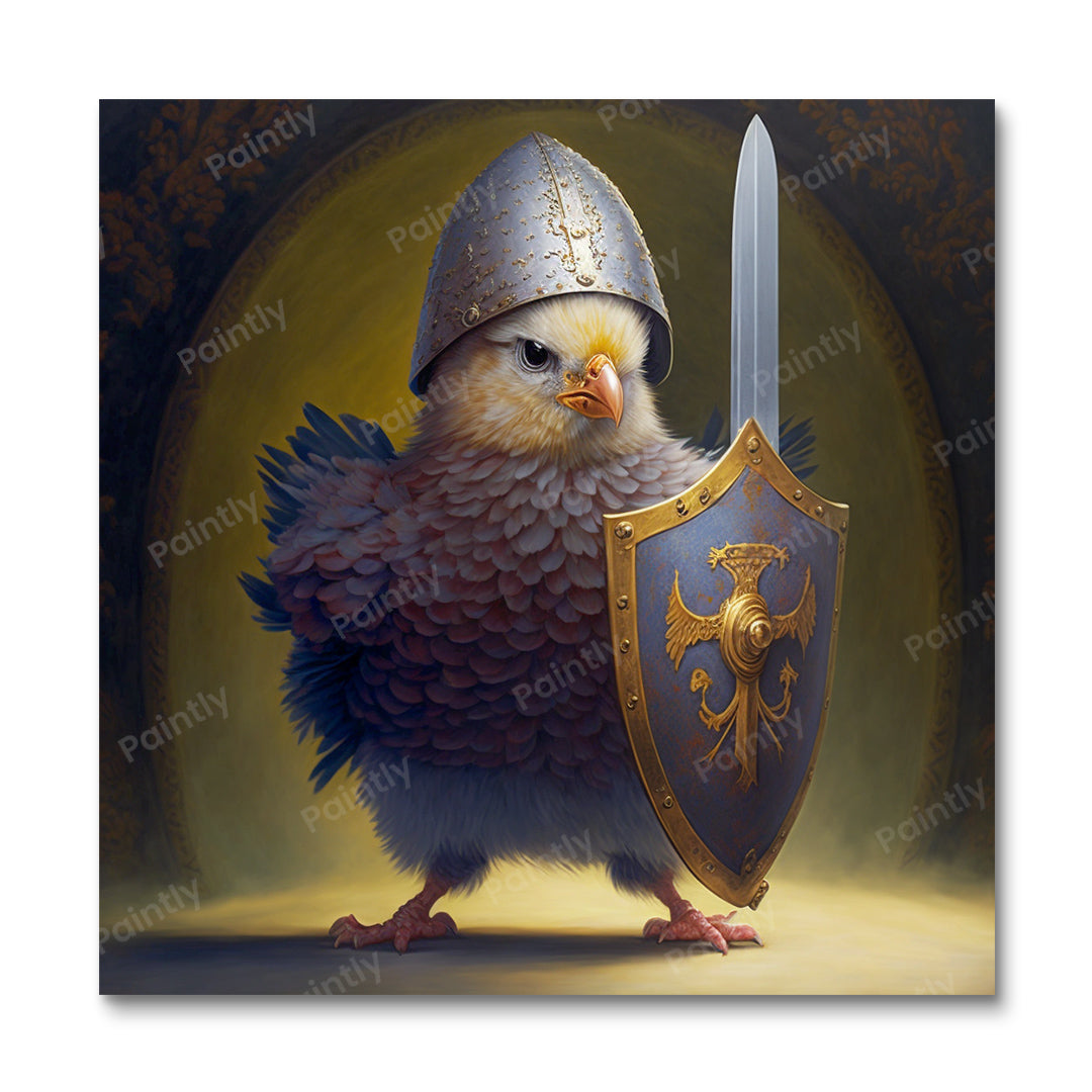 Chick into Battle II (Wandkunst)