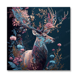 Floral Deer III (Paint by Numbers)