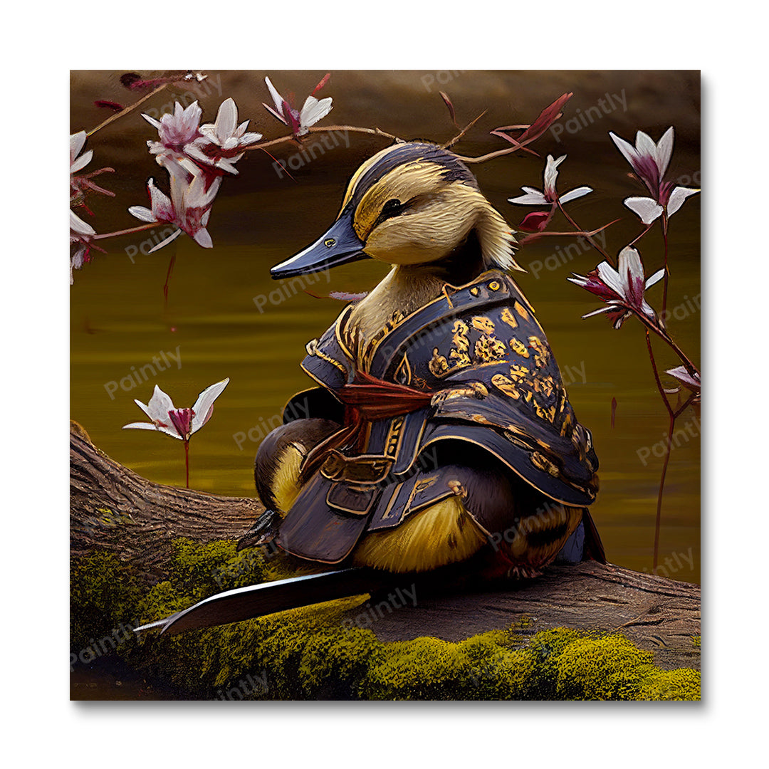 Samurai Duckling (Paint by Numbers)