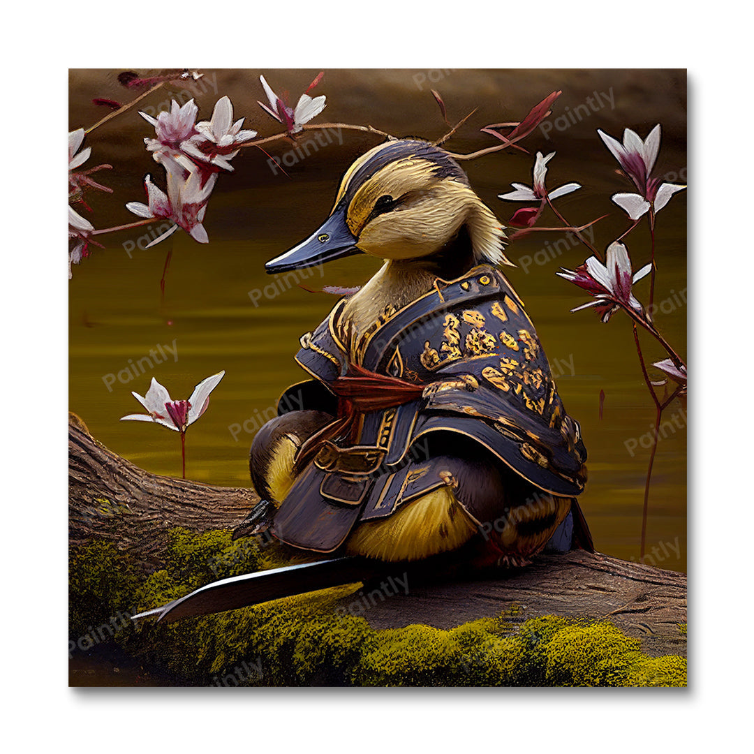 Samurai Duckling (Diamond Painting)