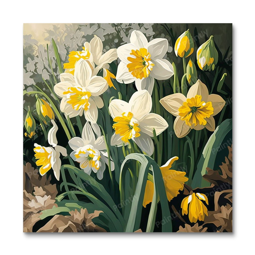 Daffodils I (Diamond Painting)