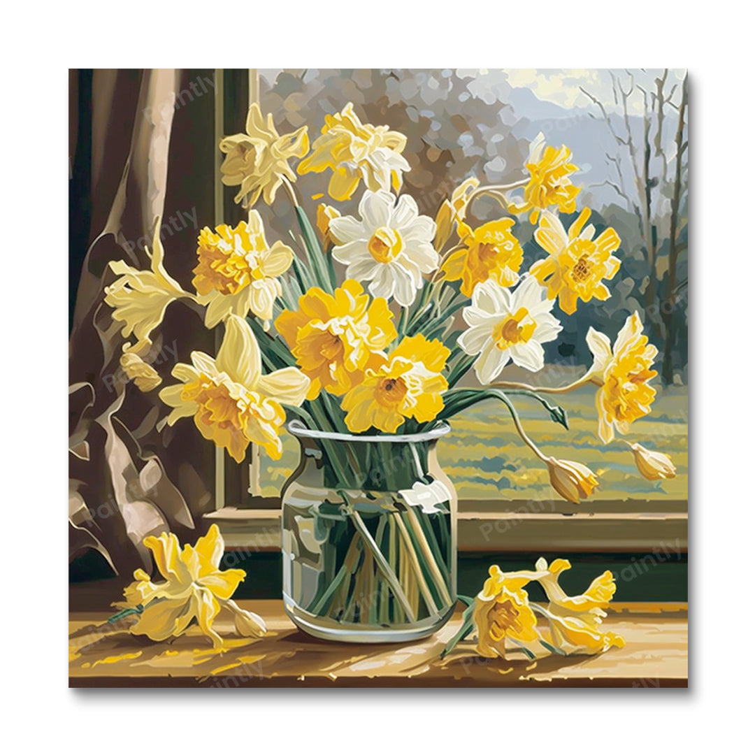 Daffodils III (Diamond Painting)