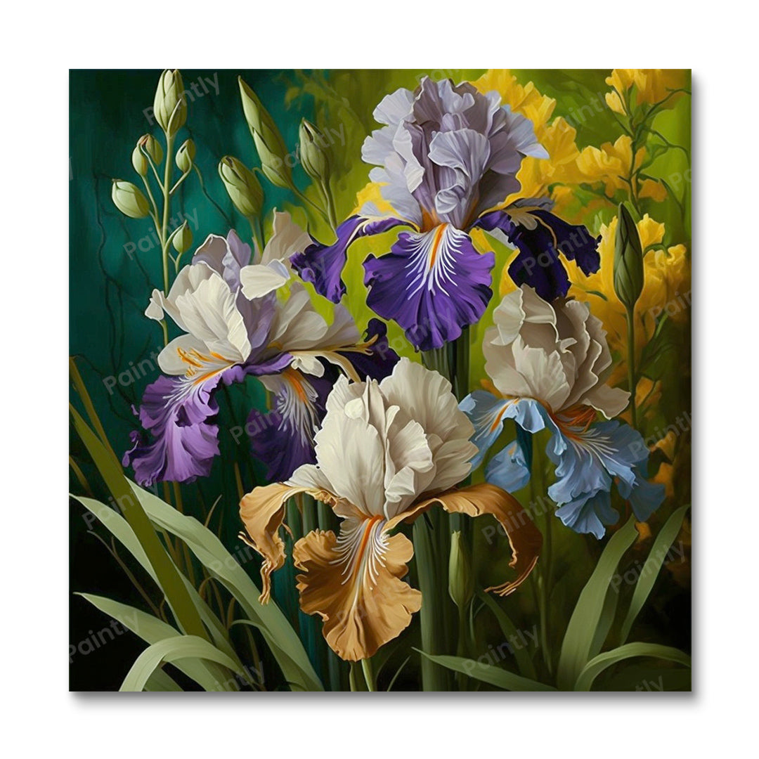 Irises II (Vægkunst)