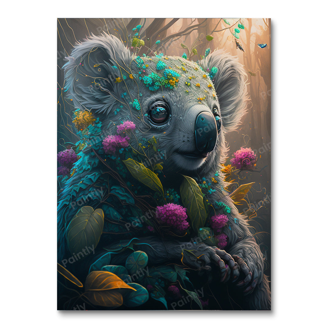 Majestic Koala II (diamantmaleri)