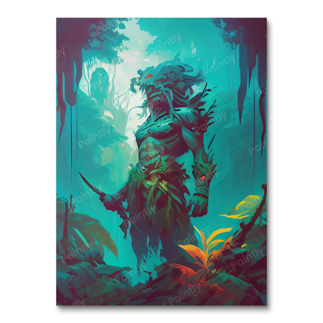 Rainforest Shadow Protector (Paint by Numbers)