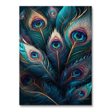 Peacock Feathers VI (Vægkunst)