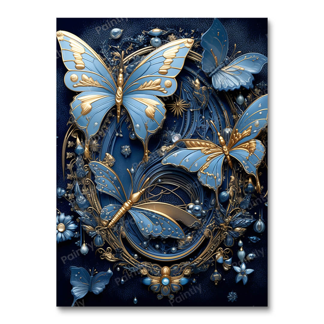 Butterfly Waltz I (Diamond Painting)