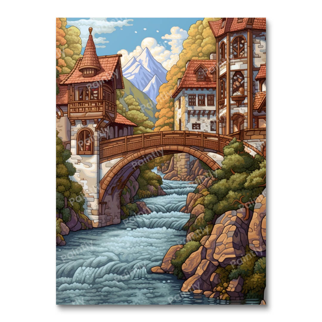 Stone and Stream (Diamond Painting)