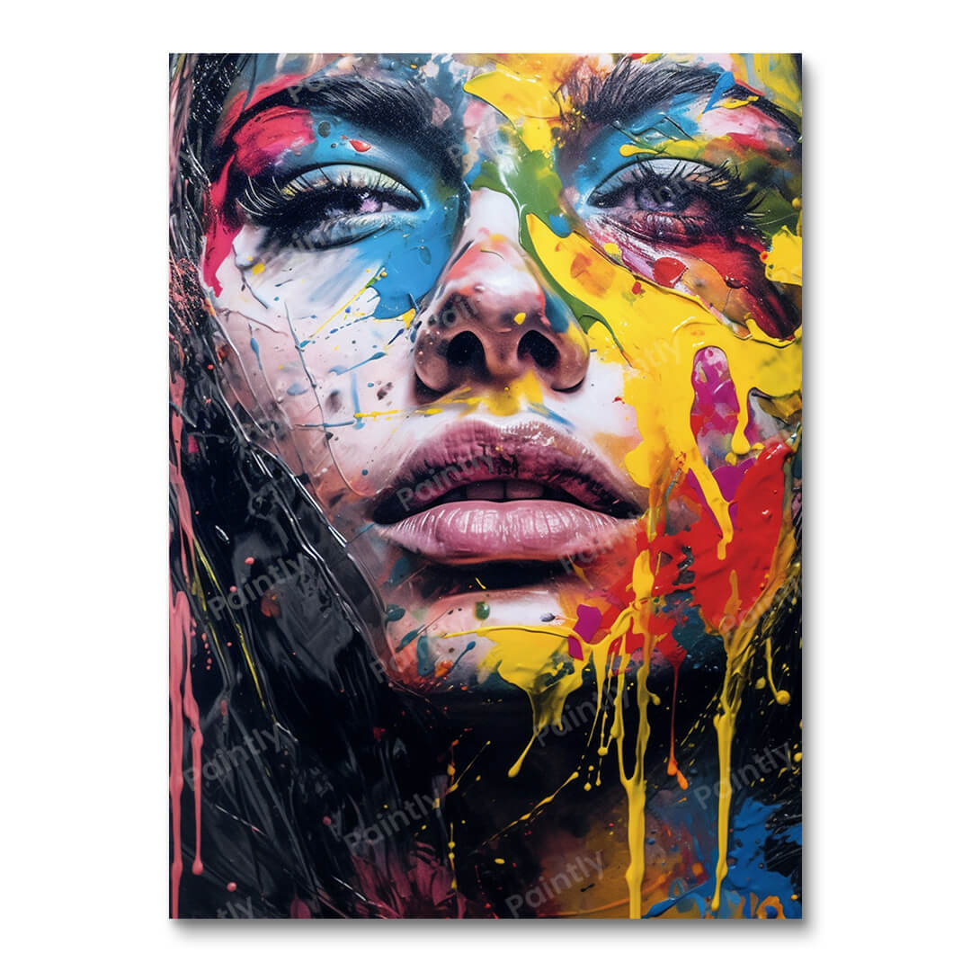 Vivid Visage (Wall Art)