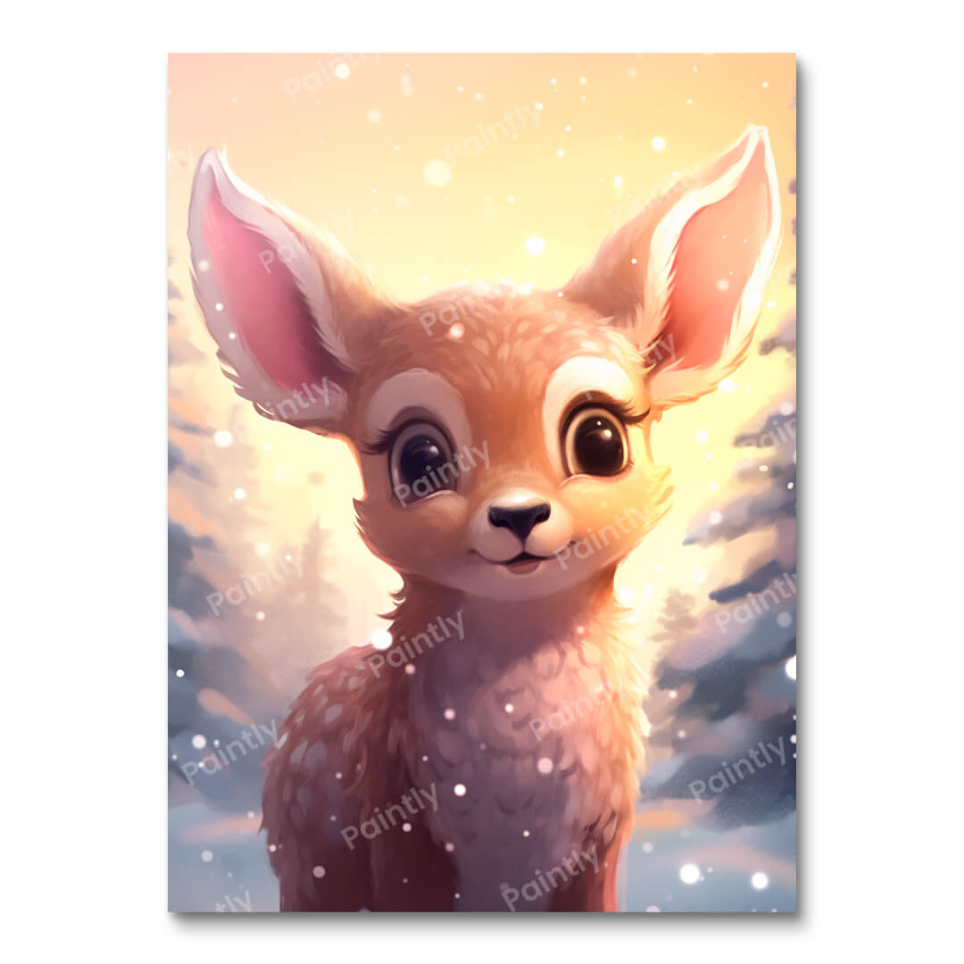 Cute Fawn (vægkunst)