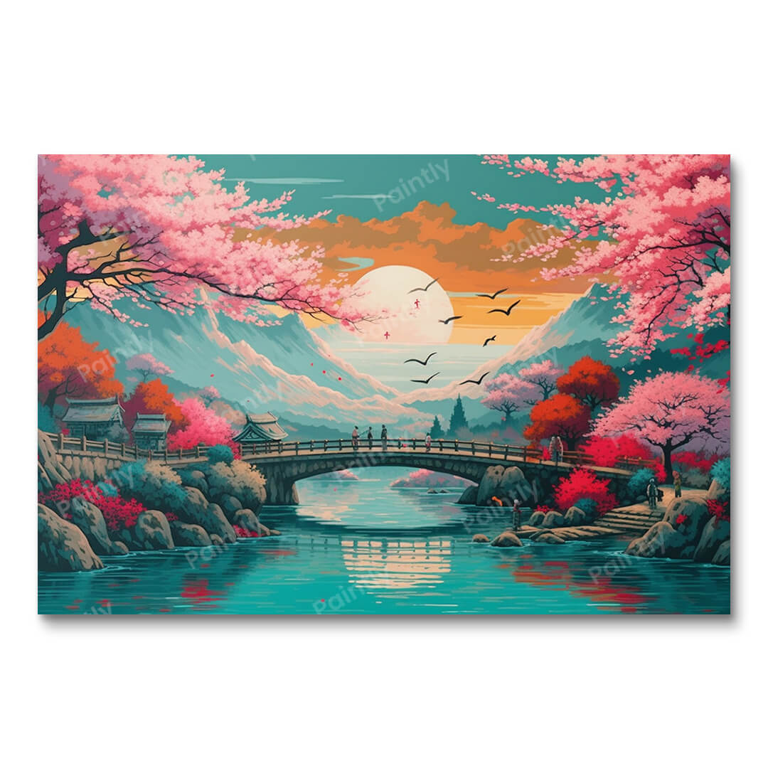 Sakura Serenity (Paint by Numbers)