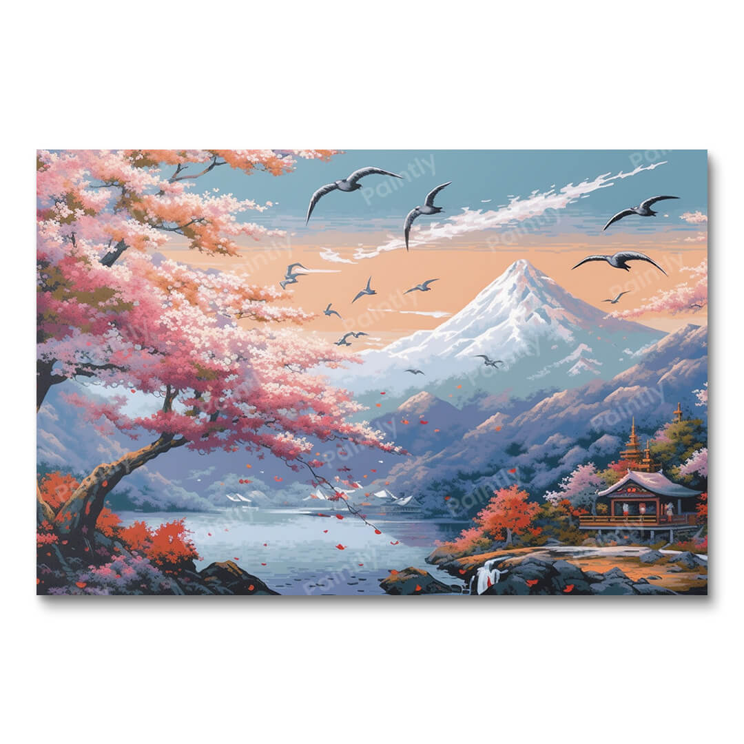 Sakura-valsen (maling efter tal)