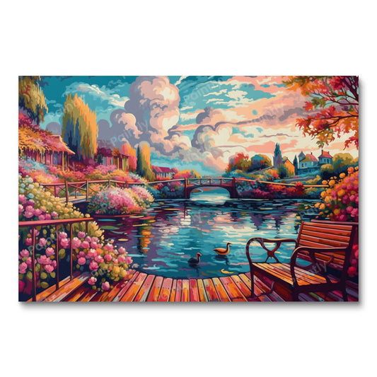 Riverside Splendor (Wandkunst)